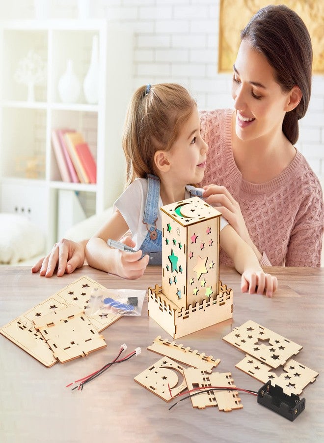 Yutin 5 Individual STEM Science Kits for Kids, Wood Arts and Craft Kits, STEM Toys for Boys Girls Age 8-12 8 10 12 13 14 Gift Idea, 3D Puzzles Building Engineering Model Set - Image 2